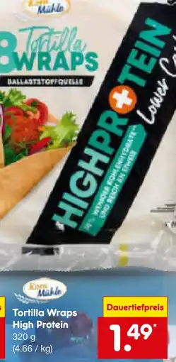 Netto Marken-Discount Tortilla wraps high protein Angebot