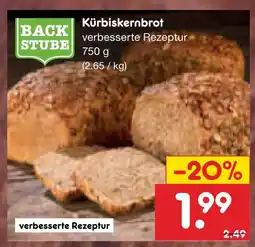 Netto Marken-Discount Backstube kürbiskernbrot Angebot