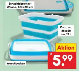 Netto Marken-Discount Schneidebrett mit wanne Angebot
