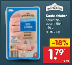 Netto Marken-Discount Hofmaier kochschinken Angebot
