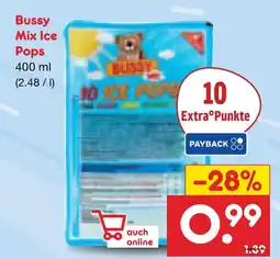 Netto Marken-Discount Bussy mix ice pops Angebot