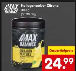 Netto Marken-Discount Max balance kollagenpulver zitrone Angebot