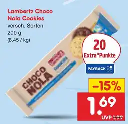 Netto Marken-Discount Lambertz choco nola cookies Angebot