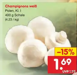 Netto Marken-Discount Champignons weiß Angebot