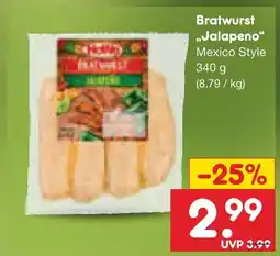 Netto Marken-Discount Bratwurst jalapeno Angebot