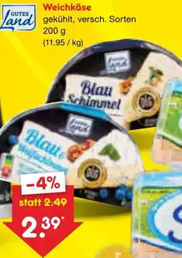 Netto Marken-Discount Gutes land weichkäse Angebot