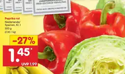 Netto Marken-Discount Paprika rot Angebot