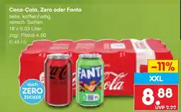 Netto Marken-Discount Coca-cola coca-cola, zero oder fanta Angebot