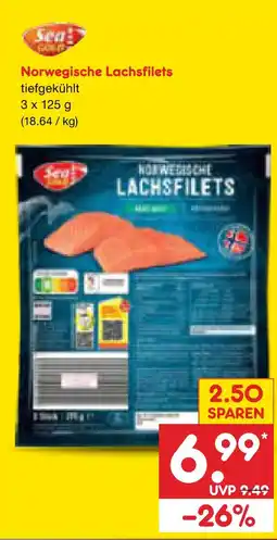 Netto Marken-Discount Sea gold norwegische lachsfilets Angebot