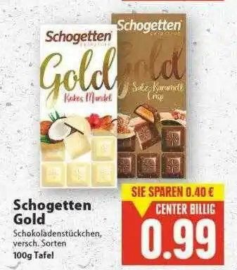 E-Center Schogetten Gold Angebot