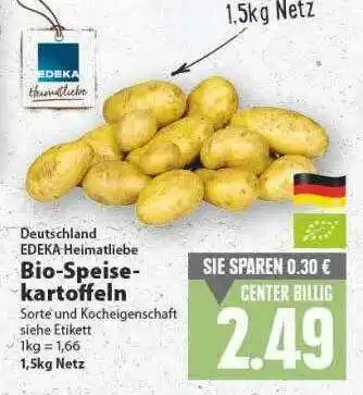 E-Center Edeka Heimatliebe Bio-speisekartoffeln Angebot