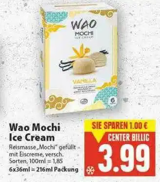 E-Center Wao Mochi Ice Cream Angebot