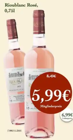 LPG Biomarkt Rioublanc Rosé Angebot