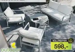 Möbel Inhofer Outdoor Gartenmöbel Gartengruppen-Set Angebot