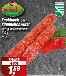 Simmel Drebacher Knoblauch oder Kümmelrohwurst Angebot