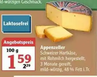 Globus Appenzeller Angebot