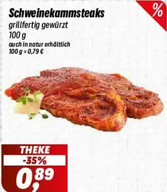 Simmel Schweinekammsteaks Angebot