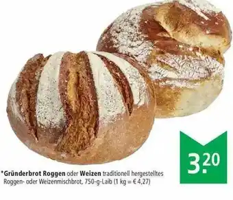 Marktkauf Gründerbrot Roggen Oder Weizen Angebot