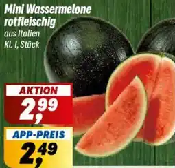 Simmel Mini Wassermelone rotfleischig Angebot