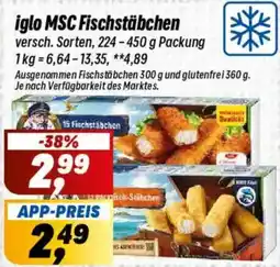 Simmel iglo MSC Fischstäbchen Angebot