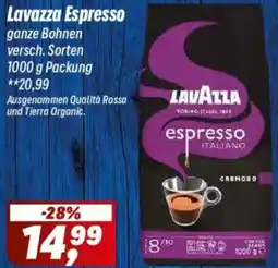 Simmel Lavazza Espresso Angebot