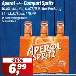 Simmel Aperol oder Campari Spritz Angebot