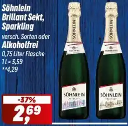 Simmel Söhnlein Brillant Sekt, Sparkling oder Alkoholfrei Angebot