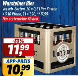Simmel Warsteiner Bier Angebot