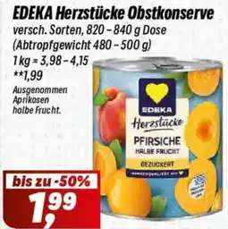 Simmel EDEKA Herzstücke Obstkonserve Angebot