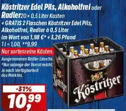 Simmel Köstritzer Edel Pils, Alkoholfrei oder Radler Angebot
