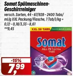 Simmel Somat Spülmaschinen Geschirrreiniger Angebot