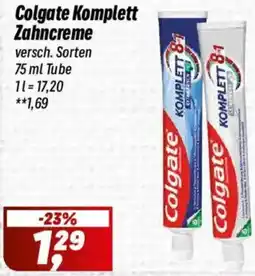 Simmel Colgate Komplett Zahncreme Angebot