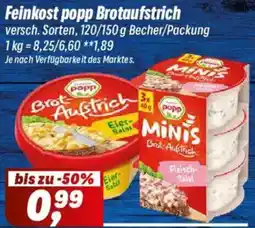 Simmel Feinkost popp Brotaufstrich Angebot