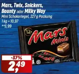 Simmel Mars, Twix, Snickers, Bounty oder Milky Way Angebot