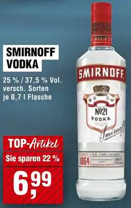 Handelshof Smirnoff vodka Angebot