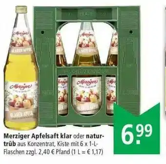 Marktkauf Merziger Apfelsaft Klar Oder Naturtrüb Angebot