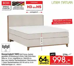 Zurbrüggen LINEA NATURA Boxspringbett TARO Angebot