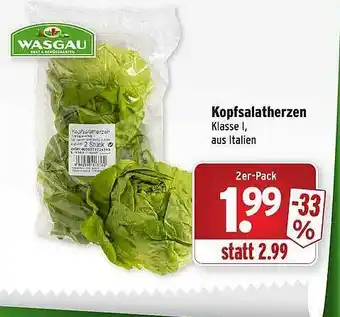 Wasgau Kopfsalatherzen Angebot