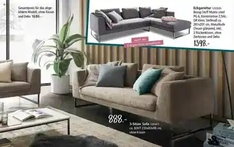 Zurbrüggen Eckgarnitur 3-sitzer Sofa Angebot