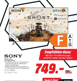 MediaMarkt Sony uhd-led tv kd 65 x 85 l Angebot