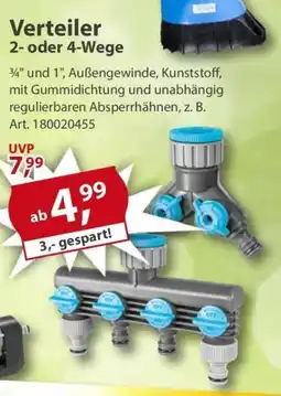 Sonderpreis Baumarkt Verteiler 2- oder 4-Wege Angebot