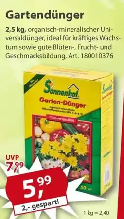 Sonderpreis Baumarkt Sonnenhof Angebot