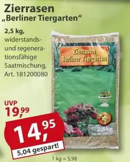 Sonderpreis Baumarkt Zierrasen ,,Berliner Tiergarten" Angebot