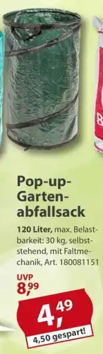 Sonderpreis Baumarkt Pop-up- Gartenabfallsack Angebot