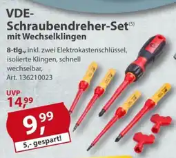 Sonderpreis Baumarkt VDE- Schraubendreher-Set mit Wechselklingen Angebot