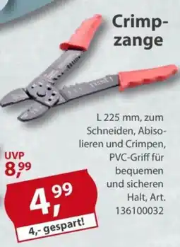 Sonderpreis Baumarkt Crimpzange Angebot