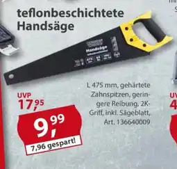 Sonderpreis Baumarkt Germania teflonbeschichtete Handsäge Angebot