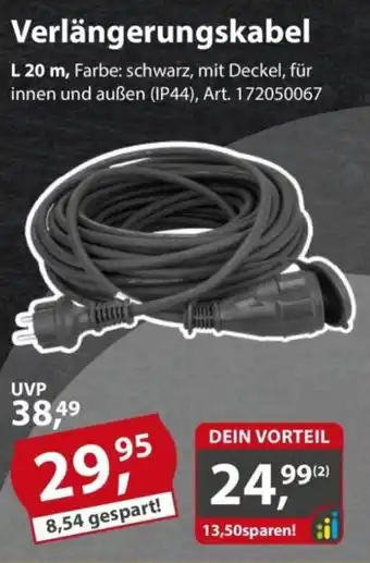 Sonderpreis Baumarkt Verlängerungskabel Angebot
