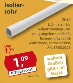 Sonderpreis Baumarkt Isolierrohr Angebot