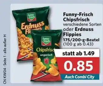 Combi Funny-frisch Chipsfrisch Oder Erdnuss Flippies Angebot